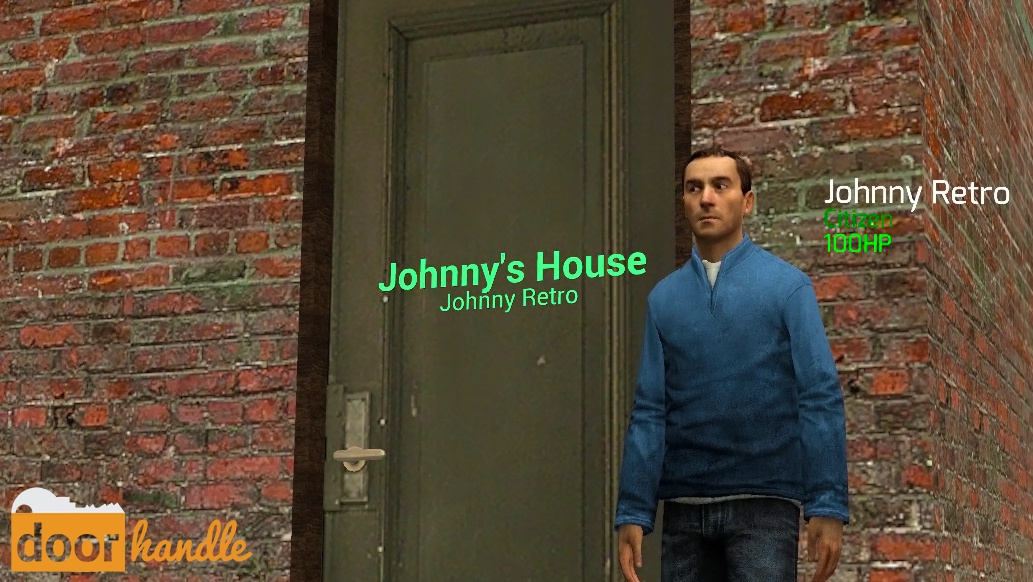 Example of a door sign.